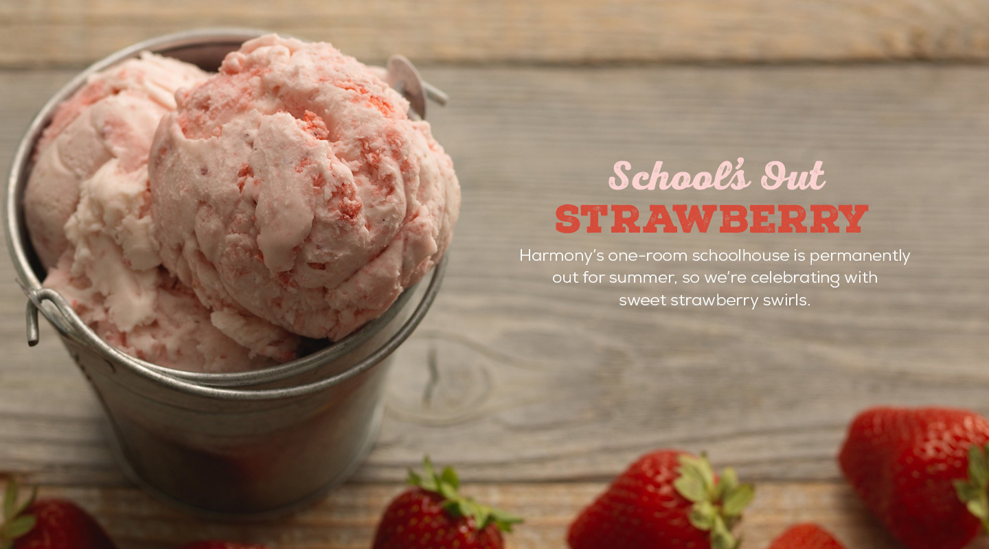 It's National Strawberry Ice Cream Day! • Harmony Valley Creamery
